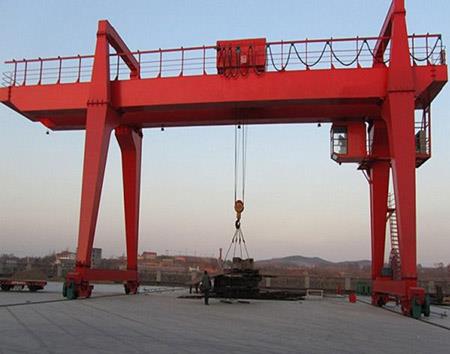 Crane Gantry Electric Gwyrdd 20t Dwbl, Crane Porth, Rheilffordd Crane.jpg 20t Double Girder Electric Gantry Crane, Portal Crane, Rail Crane.jpg