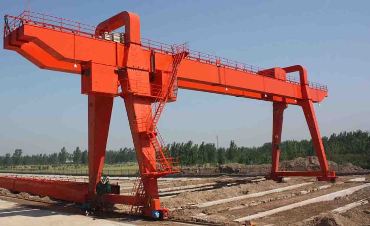 Crane Gantry Dŵr Dwbl Trydan Lift Trwm