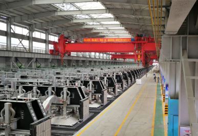 Crane Alwminiwm Electrolytig